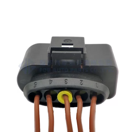 0090-547 1x Audi Volkswagen 5-Way Connector 4D0 973 725 w out Wire - image 3