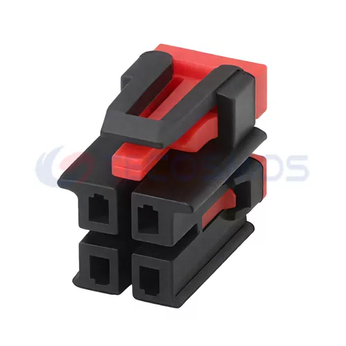 Tecosmos 009A0432 Auto Electrical 4-Pin Female Connector Copper Contact Nylon Housing IP66 for Fuel Pump DJ7047Y-1.5-21