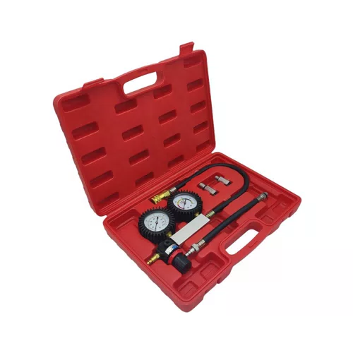 0255-001 New Cylinder Leak Test Kit with Dual Pressure Gauge Engine Compression Leak Detector - image 3