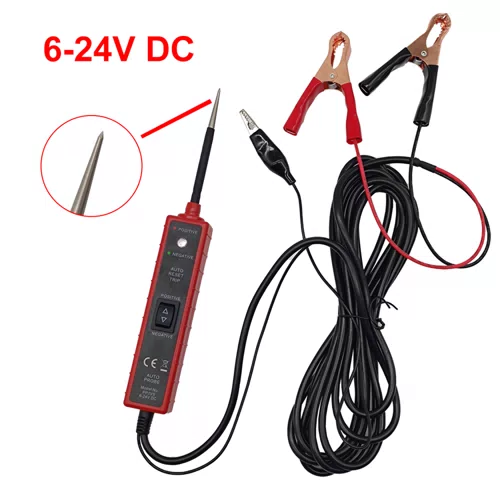 Universal Automotive Diagnostic Tools 6-24V EM285 Electrical Circuit Voltage tester Pen Power Probe 12V - image 5