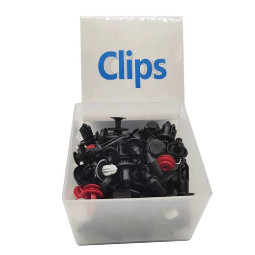 120 Pcs a Box Of 12 Universal Hybrid Car Fastener Clips Body Push Pin Rivet Kit Auto Parts - image 2
