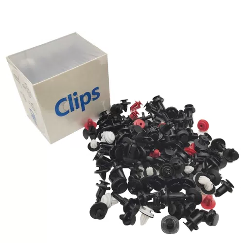 120 Pcs a Box Of 12 Universal Hybrid Car Fastener Clips Body Push Pin Rivet Kit Auto Parts - image 4