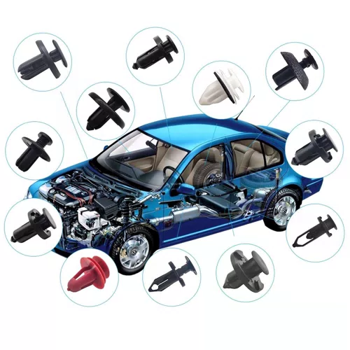 120 Pcs a Box Of 12 Universal Hybrid Car Fastener Clips Body Push Pin Rivet Kit Auto Parts - image 6