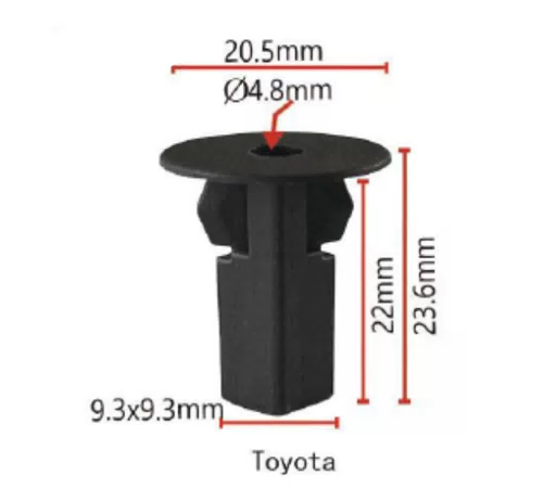 0417101-1 PUSH-TYPE RETAINER for Toyota