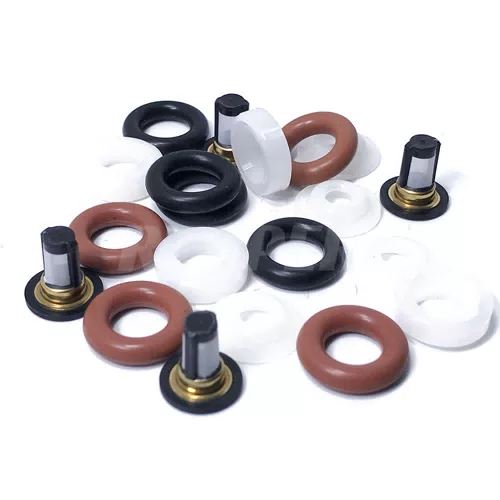 Fuel Injector Repair Kits Micro Filter Oring Plastic Gasket Pintle Cap 04204 for Keihin Injector - image 2