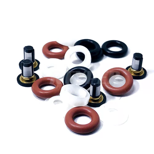 Fuel Injector Repair Kits Micro Filter Oring Plastic Gasket Pintle Cap 04204 for Keihin Injector - image 3