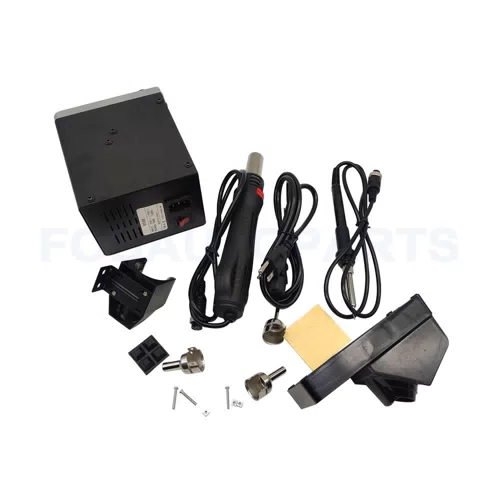 0496-624 2 in 1 700W Rework Soldering Station Hot Air Gun & Soldering Iron Station with Adjustable Temperature for... - image 3