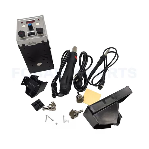 0496-624 2 in 1 700W Rework Soldering Station Hot Air Gun & Soldering Iron Station with Adjustable Temperature for... - image 4