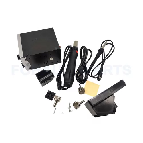 0496-624 2 in 1 700W Rework Soldering Station Hot Air Gun & Soldering Iron Station with Adjustable Temperature for... - image 5