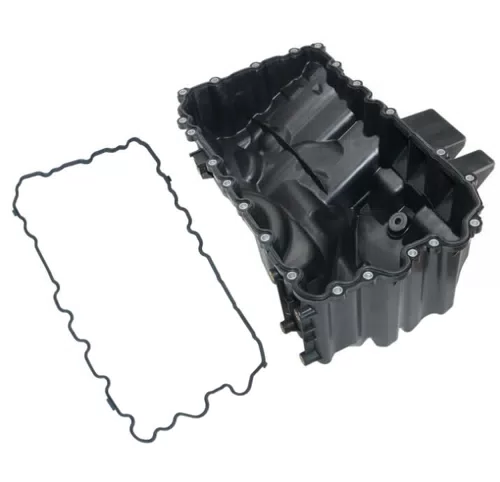 11137618512 Engine Oil Pan Sump With Drain Plug Compatible For BMW 228i 320i 328i F10 F22 F23 F30 - image 4