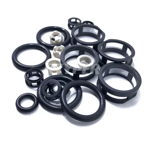 16600-53J01 A46-00 FJ285 JECS Fuel Injector Repair Kit Filters Seals O Rings Pintle Caps 07001 for Nissan Sentra - image 4