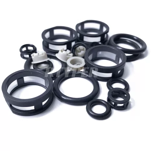 16600-53J01 A46-00 FJ285 JECS Fuel Injector Repair Kit Filters Seals O Rings Pintle Caps 07001 for Nissan Sentra - image 5