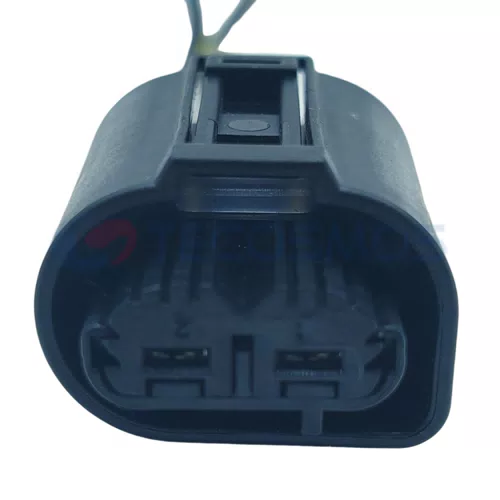 Auto Parts Car Horn Plug Fog Light Harness Connector Car Waterproof Socket Suitable for BMW 2-pin Female 1-968642-1