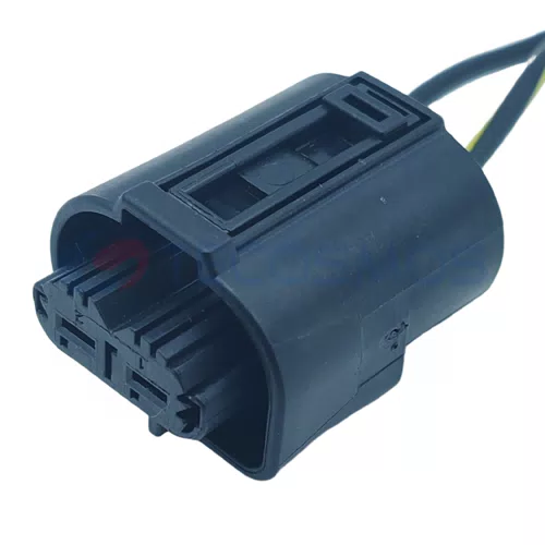 Auto Parts Car Horn Plug Fog Light Harness Connector Car Waterproof Socket Suitable for BMW 2-pin Female 1-968642-1 - image 2