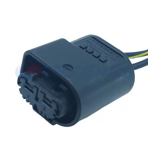 Auto Parts Car Horn Plug Fog Light Harness Connector Car Waterproof Socket Suitable for BMW 2-pin Female 1-968642-1 - image 3