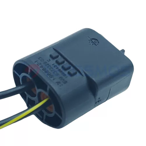 Auto Parts Car Horn Plug Fog Light Harness Connector Car Waterproof Socket Suitable for BMW 2-pin Female 1-968642-1 - image 5