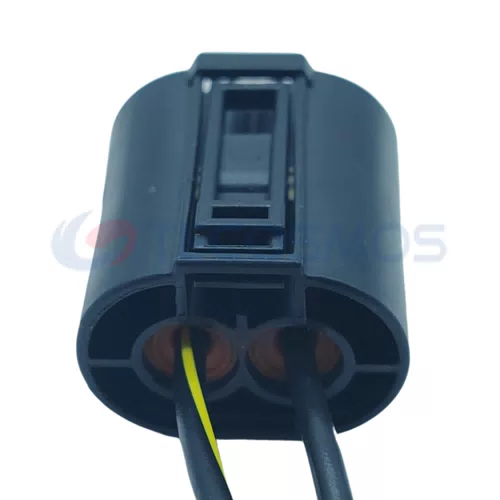 Auto Parts Car Horn Plug Fog Light Harness Connector Car Waterproof Socket Suitable for BMW 2-pin Female 1-968642-1 - image 6