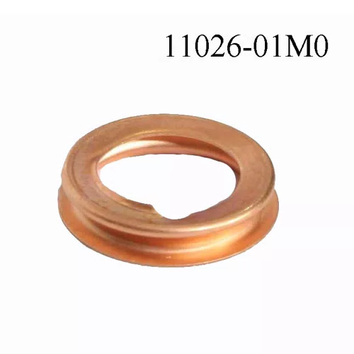 Replace 11026-01M02 Copper Crush Washer Oil Drain Plug Gasket Fits Nissan - image 3