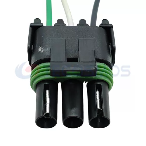 Auto Part Weather Component Electrical Sealing Wiring Socket Suitable for Car 3-pin Male 12015797 - image 2