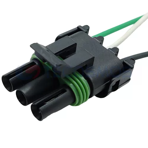 Auto Part Weather Component Electrical Sealing Wiring Socket Suitable for Car 3-pin Male 12015797 - image 4