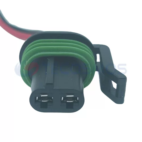 Auto Parts Lamp Socket Plug Car Connector Waterproof Suitable for Buick Delphi 2-pin Female 12185026 - image 2