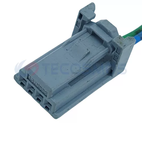 Auto Part Automotive Hazard Light Dual Flash Socket Suitable for Toyota 4-pin Female 1379658-2 - image 3