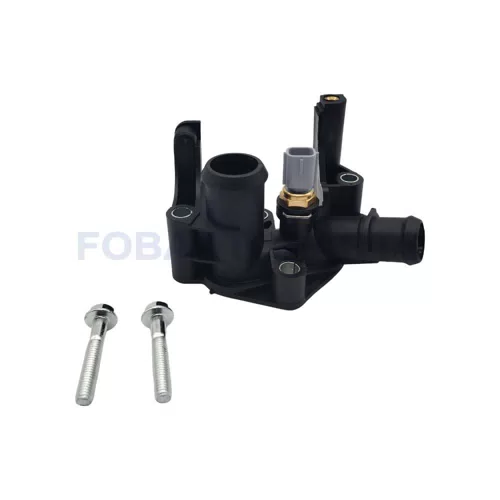 1531004 Engine Thermostat Housing Coolant Water Flange Compatible With Ford Compatible With Fiesta - image 2