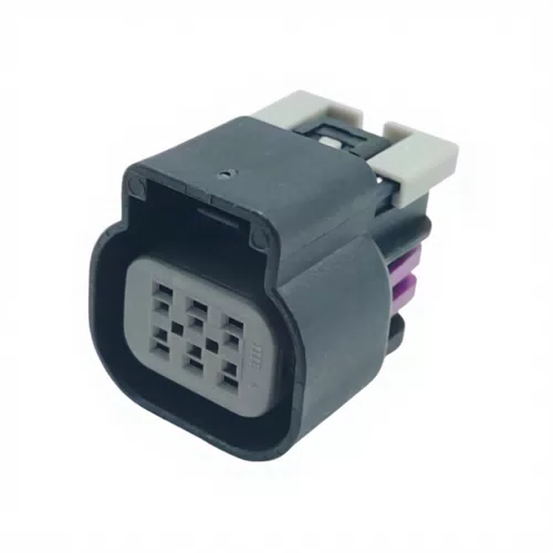 Waterproof IP66 Copper ABS Wire Harness Displacement Engine Adapter Plug for Car 6-Pin Female 15355297