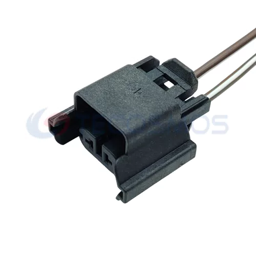 Auto Parts Sealed Waterproof Headlamp Fog Lamp Plug for Audi Volkswagen Skoda 2-pin Female Plug 15408254 - image 2