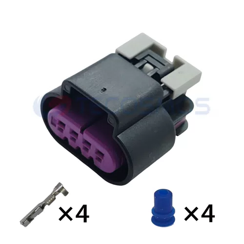 Waterproof Wire Harness Ignition Coil High Voltage Package Plug for Car 4-Pin Female 15487755 - image 4