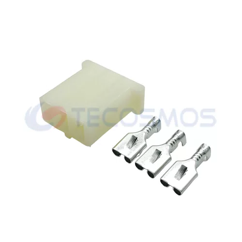 Waterproof IP66 ABS/Nylon Copper Contact Wire Harness Printed Circuit Board Plug for Car 3-Pin Female 172036-1 - image 3