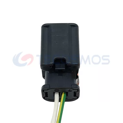 2-Pin Female Auto Parts Sealed Waterproof Automotive Wiring Harness Connector 1801176-4 Copper ABS for Wire Connections - image 2