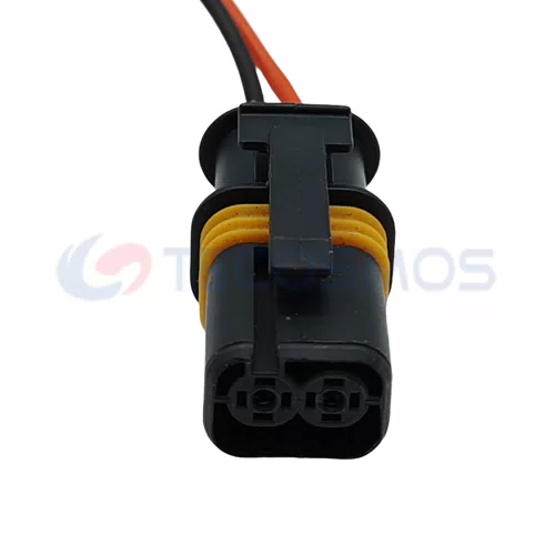 Auto Parts Starter Relay Plug Wire Socket Connector for 2-pin Female Plug 18286000