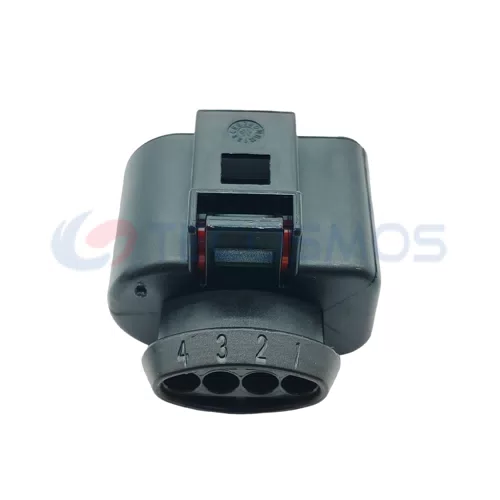 Auto Parts Automotive Waterproof Wire Harness Connector for VW Audi 4-Pin Female 1J0973704 - image 2