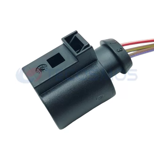 Auto Parts Automotive Waterproof Wire Harness Connector for VW 3-Pin Female 1J0973723 - image 3