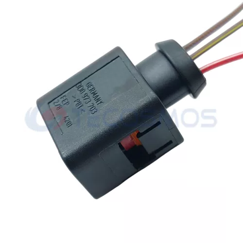 Auto Parts Automotive Waterproof Wire Harness Connector for VW 3-Pin Female 1J0973723 - image 4