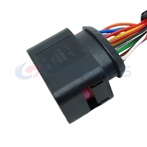 Auto Parts Automotive Ignition Coil Plug Sensor Wire Harness Connector for VW AUDI 14-Pin Female 1J0973725 - image 4