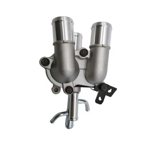 2562026120 Thermostat Housing Engine Coolant Water Pump Outlet Fit for Hyundai Accent Matrix - image 2
