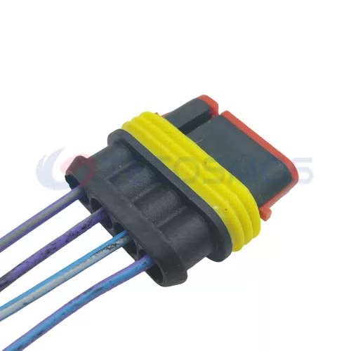 Auto Parts Headlight Plug Amplifier Super sealed Female Waterproof Connector for Car 4-pin Female 282088-1 CT4-0108M-1 - image 6