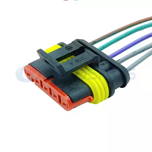 Auto Parts Delphi Gasoline Pump Plug for Buick 5pin Female 282090-1 - image 3