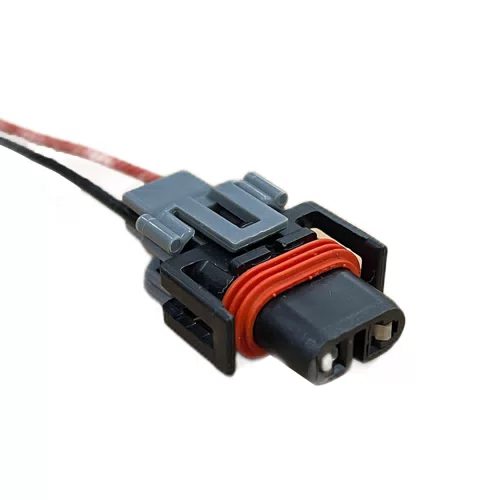 2 Way 12124819 Headlights Black Female Sealed Connector Plug With Wire For Ford Toyota H11 H8