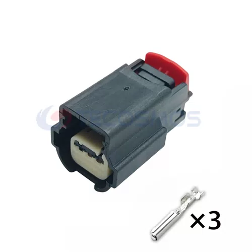 Waterproof Copper ABS/Nylon IP66 Wire Harness Electric Eye Plug Reversing Radar Adapter 3-Pin Female Car Connection... - image 4