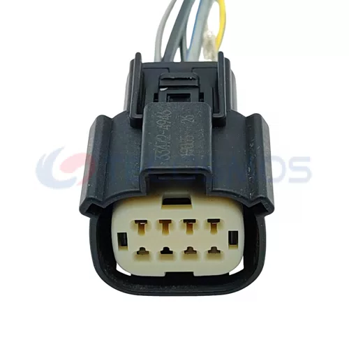 Auto Parts Waterproof Car Connector Light Headlamp Socket for Ford 8 Pin Female 33472-0606 33472-0601