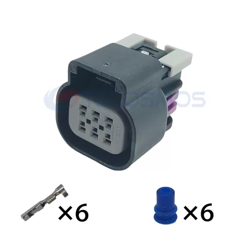 6P Female Waterproof Automotive Wire Harness Connectors 4-Pin 33472-4049 - image 3