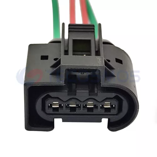Waterproof Wire Connector Water Pump Steering Machine Plug for BMW 4 Pin Female 3C0973714 09441491