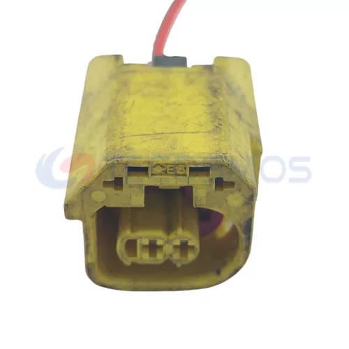High Quality 2-Pin Female Crash Sensor Plug Connector Auto Parts for Porsche Cayenne 3D0973702 CT2-0145M with ABS Nylon Housing