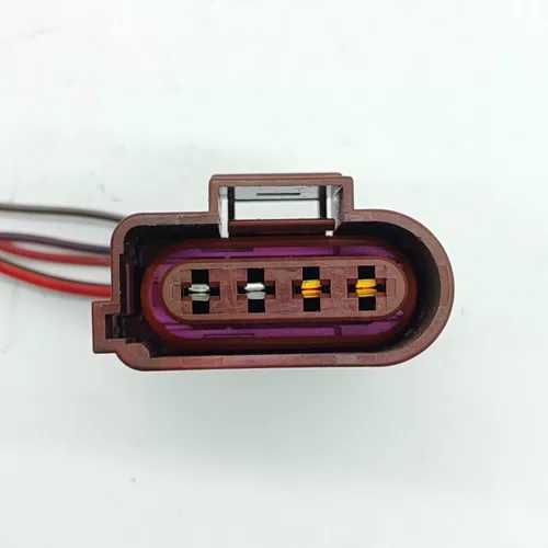 Auto Parts Generator Socket Cable Harness Connector for Volkswagen Audi 4-pin Female Plug 3D0973724F - image 2
