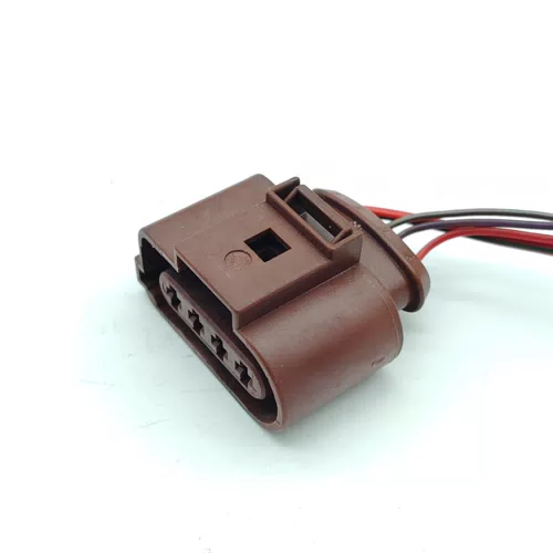 Auto Parts Generator Socket Cable Harness Connector for Volkswagen Audi 4-pin Female Plug 3D0973724F - image 4