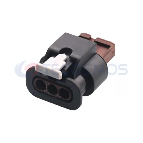 Original 4F0973703A 3-Pin Female Housing Connector Copper Contact Material ABS Housing IP67 Rated Automotive Adapter... - image 2