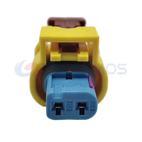 Waterproof Wiring Harness Car Collision Sensor Plug for VW Audi BMW 2 Pin Female 4H0973323 / CT2-0056M-7